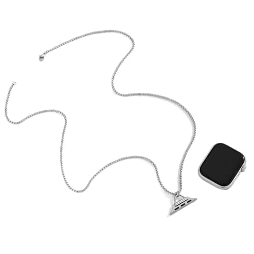 Image of 38mm - 45mm Necklace 30cm Chain Adapter Pendant Doctor Nurse Fob For Apple Watch Connector for iWatch Series 1-11 SE Ultra Compatible Pandora Charm (38mm 40mm 41mm Necklace Chain Adapter)