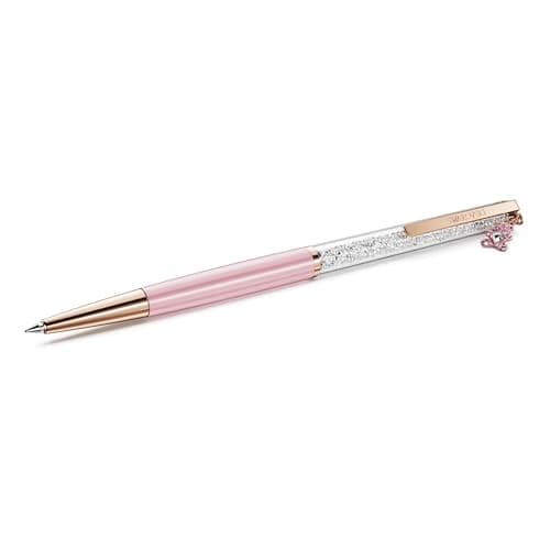 Image of Swarovski Crystalline Ballpoint Pen, Teddy, Pink, Pink Lacquered, Rose Gold-Tone Plated