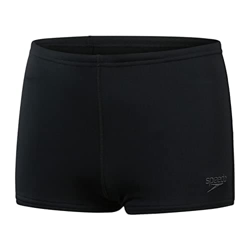 Image of Speedo Boys Eco Endurance+ Aquashort Swimming Trunks | Chlorine Resistant | Quick Drying | Stretch Fabric | Recycled Material | Comfort Fit Swimwear Black