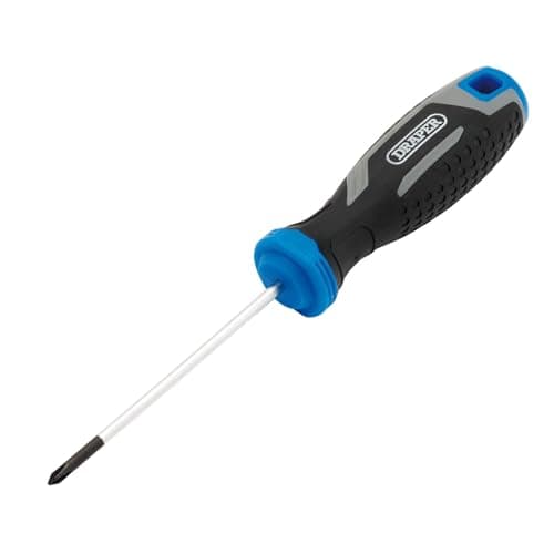 Image of Draper Phillips Soft Grip Screwdriver, PH0 x 75mm - 13358 - Magnetic Tip, CRV Blade