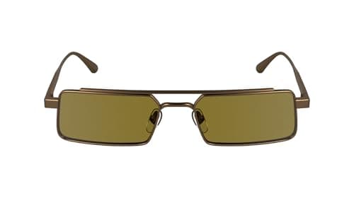 Image of CALVIN KLEIN CK24111S 771 MATTE AMBER GOLD 55/18/145 UNISEX Sunglasses