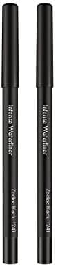 Image of Sleek MakeUP Intense Waterliner, Waterproof Eyeliner Pencil, Zodiac Black, 2g (Pack of 2)
