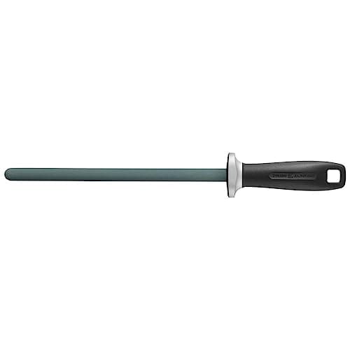 Image of ZWILLING Ceramic Sharpening Steel, Length: 23 cm, Black Plastic Handle with Suspension Eyelet
