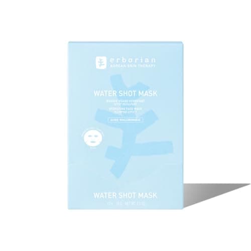 Image of Erborian - Water Shot Mask - Hydrating Face Mask with Hyaluronic Acid - Plumped and Refreshed Skin - 15g - Korean cosmetic