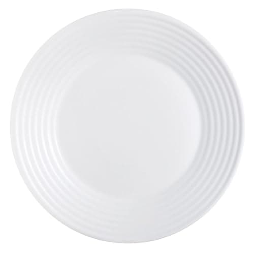 Image of Luminarc Harena 27 cm Glass Dinner Plate, White