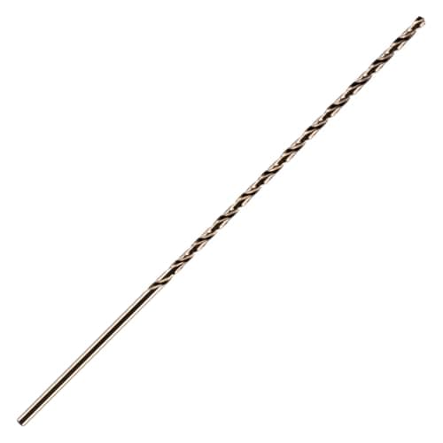 Image of 2.5mm x 150mm Flute x 225mm Extra Extra Long Series HSS Cobalt Jobber Drill Bit For Stainless Steel, Hard Metals, Aluminium, Cast Iron, Copper. DIN1869-III Twist Drill Bit.