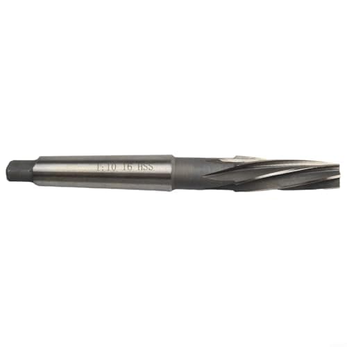 Image of Hosrivae HSS 1:10 Taper Pin Hand Reamer 9XC Alloy Steel Spiral Flute Taper CNC Drilling, Conical Chucking Reaming Tool Wood Working, Diameter 8/10/12/14/16/18/20mm(16mm)