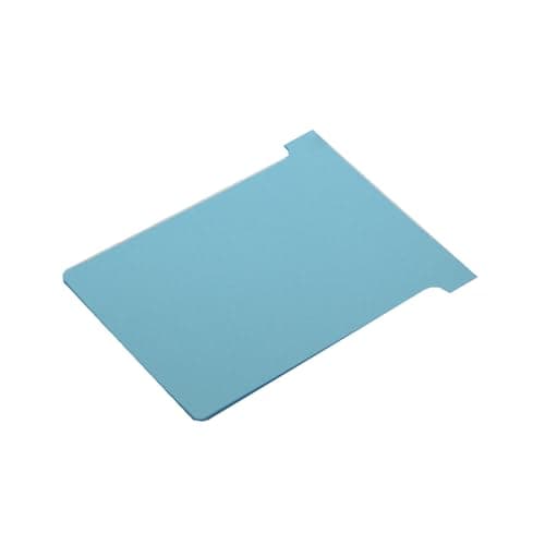 Image of T-Cards Pack of 100 – Inventory, Planning & Scheduling Cards for T-Card Wall Systems and Organisation Boards (Light Blue, Size 2 48 x 85mm)