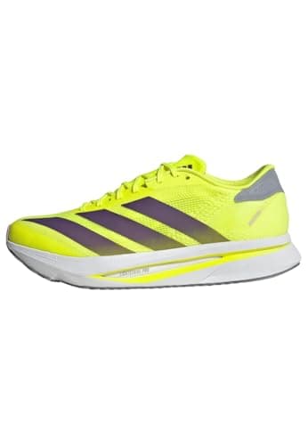 Image of adidas Men's Adizero Sl2 Shoes, Solar Yellow/Aurora Plum/Powder Plum, 9 UK