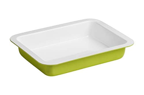 Image of Premier Housewares Ecocook Roasting Dish, Lime Green/White