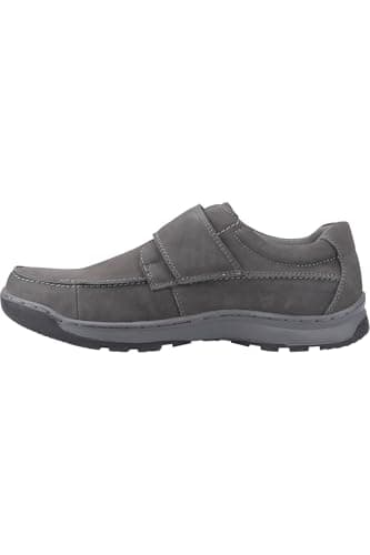Image of Hush Puppies Male Casper Touch Fastening Shoes, Grey, 10