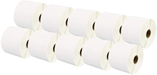 Image of Printing Saver 76 x 51 mm 10 Compatible Direct Thermal Labels Rolls (1000 Labels per Roll) for Zebra Toshiba Citizen Sato Honeywell Intermec Datamax CAB Eltron Godex Orion UPS Wasp Label Printers