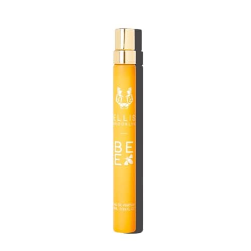Image of Ellis Brooklyn BEE Eau de Parfum, Travel Sized Perfume for Women with Honey Vanilla, Sandalwood, Cocoa, & Dark Rum, Vegan, Cruelty-Free, Sustainable Ingredients, Made in USA, 10ml/0.33 fl oz