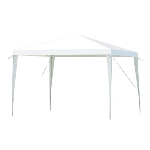 Image of Eurohike 3m x 3m Waterproof Outdoors Gazebo, Lightweight Portable Steel‑Frame Event Shelter & Marquee Party Tent with 2.45m Height for Parties, Weddings, BBQs, Markets, Camping & Festivals – White