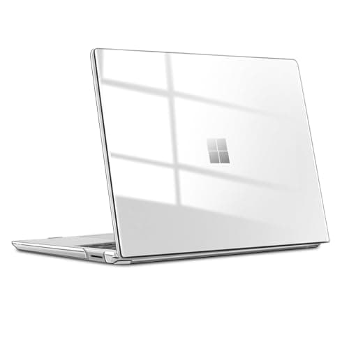 Image of Slim Case for 13.5" Microsoft Surface Laptop 3/4/5 Releases with Metal Keyboard (Model: 1951/1868),Shockproof Protective Snap on Hard Shell Cover, Plastic Crystal Clear