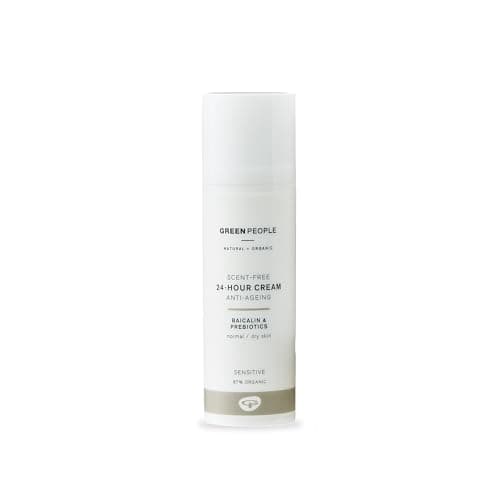 Image of Green People Scent Free 24 Hour Cream - Day & Night Face Cream for Sensitive Skin - Firming - Vegan & Natural, 50ml