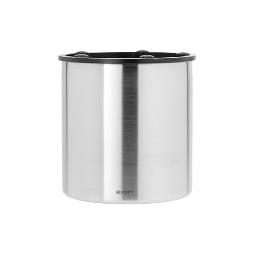 Image of Brabantia ReNew 3 Piece Bathroom Accessory Set, Set of 3, Refillable Handwash Soap Dispenser, Toothbrush Holder & Tray, White