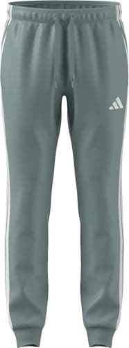 Image of adidas Men's 3-Stripes Tricot Track Pant, Wonder Sage/White, L