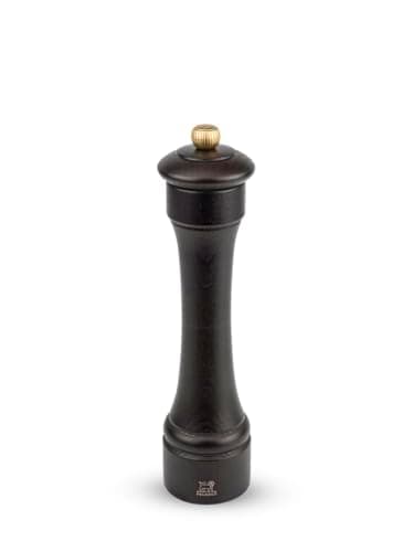 Image of Peugeot - Hostellerie Manual Pepper Mill - Adjustable Grinder - Beechwood, Chocolate, 22 cm, 8.67in.
