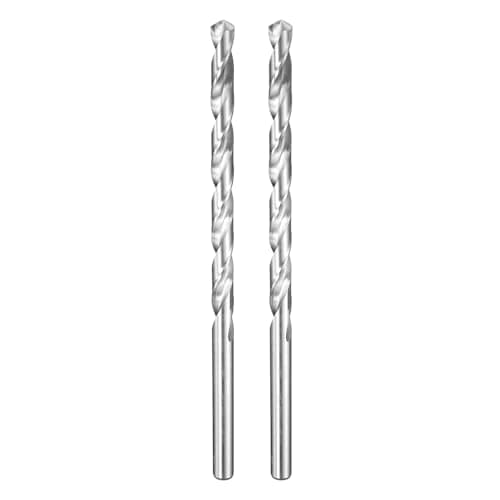 Image of sourcing map 2pcs Twist Drill Bit 14mm Dia 300mm (11.81") Extra Long High-Speed Steel Spiral Jobber Drill Bits Fully Ground Drilling Tools for Wood Plastic Aluminum Thin Metal Sheet
