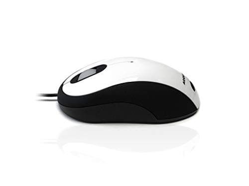 Image of Accuratus Image White - USB Full Size Computer Mouse with Glossy Finish