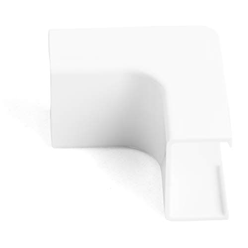 Image of StarTech.com 20 Pack Cable Raceway Inside Corner Connectors for CBMCWD1911 - Cable Management Accessories - Channel Raceway Fitting - Wiring Duct 90 Degree Inside Elbow - Plastic - UL (CBMWWD1911I)