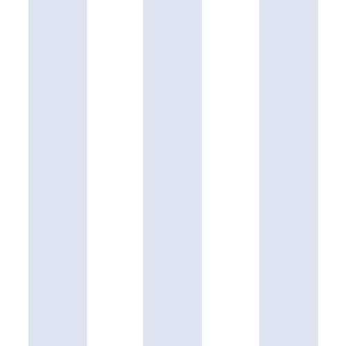Image of Sassy B Stripe Tease Wallpaper White / Blue