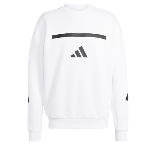 Image of adidas Mens Z.N.E. Crew Sweatshirt White L