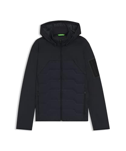 Image of BOSS Men's J_rhano Outerwear Jacket, Dark Blue402, 3XL