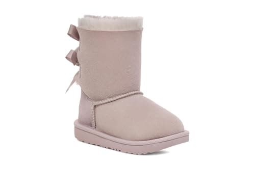 Image of UGG, Kids' Bailey Bow II Classic Boot, Pale Smoke, UK 6
