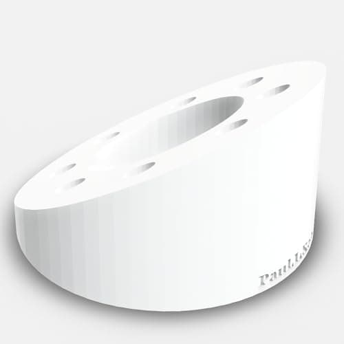 Image of PaulEkey Ring Floodlight Wired Plus Camera 10 20 30° Angle Mounting Wedge Bracket UK Made (White, 30 Degree)