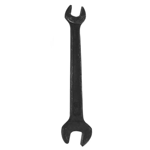 Image of sourcing map Metric Double Open End Wrench 10mm x 13mm Standard Size Carbon Steel Spanner Wrench for Auto Household Maintenance Routine Repairs, Black