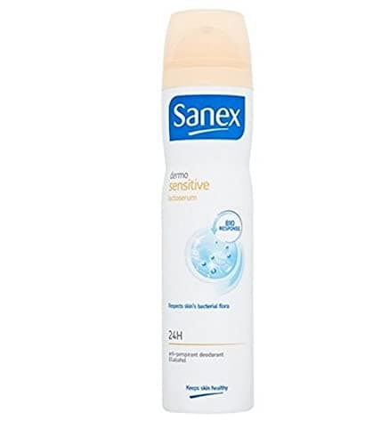 Image of Sanex Dermo Sensitive Women's Deodorant for All Skin Types 250 ml Pack of 6