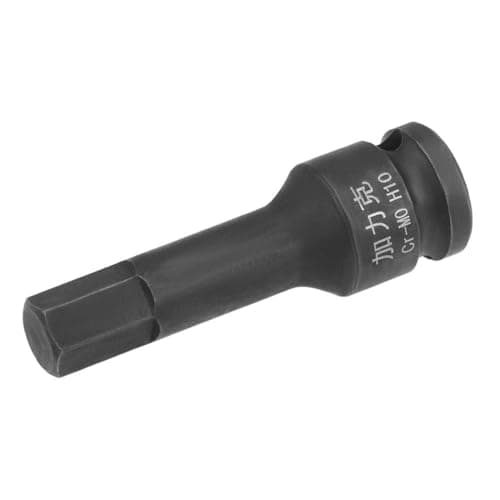 Image of ROWORKX 3/8" Drive x H10 (10mm) Impact Hex Bit Socket, Allen Key Socket, Premium CR-MO Steel Bits, Hex Bit with 60mm Length for Torque Wrench, Ratchet Wrench, Impact Power Drill or Hand Ratchets