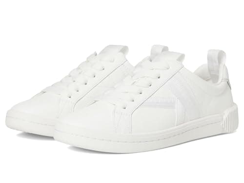 Image of kate spade new york Women's Signature Lace Up Sneaker, True White, 6 UK