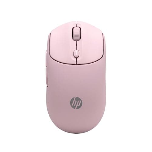 Image of HP 400 Quiet Wireless Mouse – Dual Bluetooth and USB 2.4GHz | 24 Month Battery | Silent Clicks | Soft Touch | 2D scroll wheel | Up to 6000 adjustable DPI | Pink