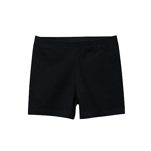Image of Cozozn Girls Shorts Cotton Safety Dress Short Breathable and Soft Stretchy Teen Kids Pants for Girls Sports Gym Dance Cycling Bike Summer Black, Age 12-13 Years