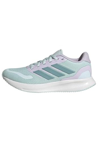 Image of adidas Unisex Kids RUNFALCON 5 Shoes Junior, Halo Mint/Mint ton/ice Lavender, 4 UK