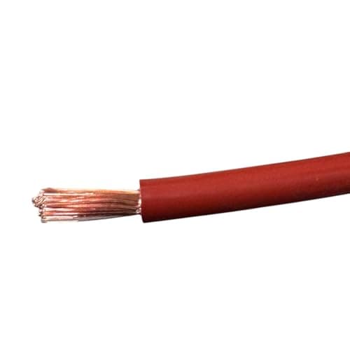 Image of Red & Black Battery/Starter/Welding Flexible PVC Cable Wire 110/170/345 Amp 16mm 25mm 35mm by MKGT® (25mm² Red, 2 Meters)