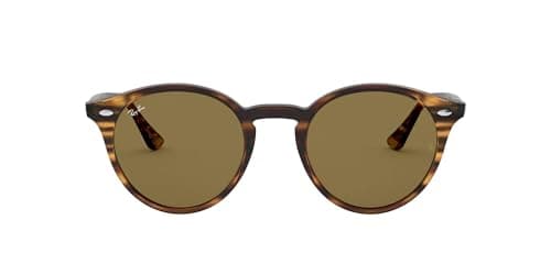 Image of Ray-Ban Unisex 0rb2180 Sunglasses, Brown (Striped Red Havana), 49 UK