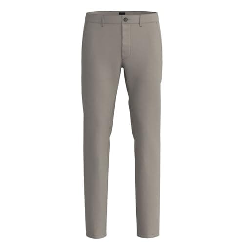 Image of BOSS Men's Chino_Slim Trousers_Flat, Light Beige271,