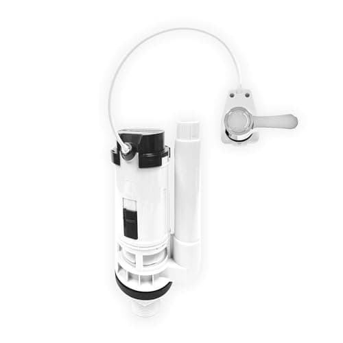 Image of Fluidmaster Pro Lever Dual Flush Valve PRO750UK, Adjustable Volumes, Front or Side Lever Mount, 1½″-2″ Cistern Outlet Compatibility, 350mm Cable, WRAS Approved, 1-Year Warranty