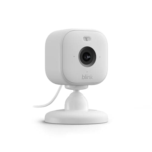 Image of Blink Mini 2 – Plug-in smart security camera, HD night view in colour, built-in spotlight, two-way audio, motion detection, works with Alexa (White)