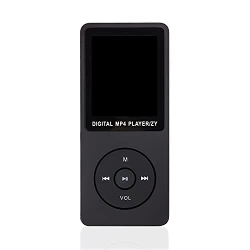 Image of Eacam MP3 Player with FM Radio 64GB, 1.8'' Screen Portable Music Player with Speaker, Long Playback Time, Equalizer, Support Up to 64GB TF Card, for Youth Adults, Outdoor Gym Fit (Black)