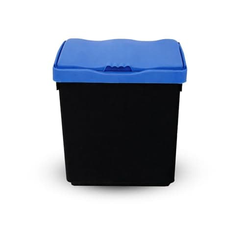 Image of HOMION 30Ltr Rock Salt Storage Bin Grit Spreading Plastic Box Container with Scoop (1)