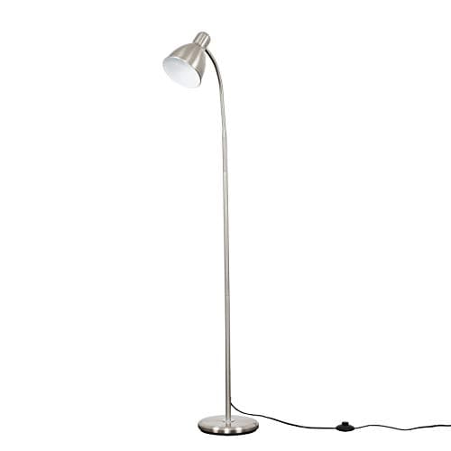 Image of MiniSun | Modern Brushed Chrome Adjustable Reading/Craft Floor Lamp | Floor Lamps & Torchieres, Home Décor, Improvement & Lifestyle Essential