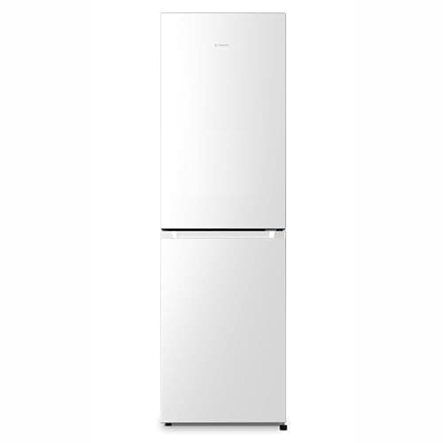 Image of Teknix FFPH1825PW/E 55cm Freestanding 50/50 Fridge Freezer - 256 Litre Capacity - Frost Free - White with White Handle - E Rated, H182.5 x W55 x D56.2 (cm)