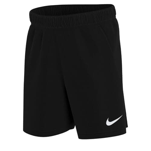 Image of NIKE Unisex Kids Y Nk Flc Park20 Kz Shorts, Black/White/White, XS