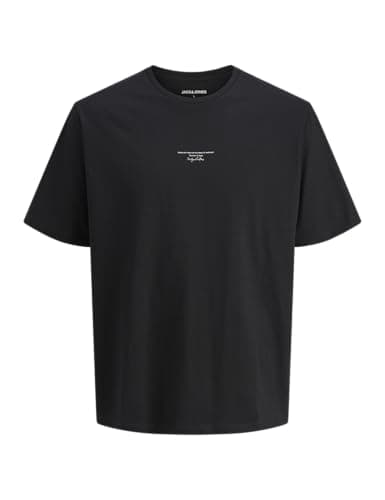 Image of JACK & JONES Jjkenji Tee SS Crew Neck, Black, XS