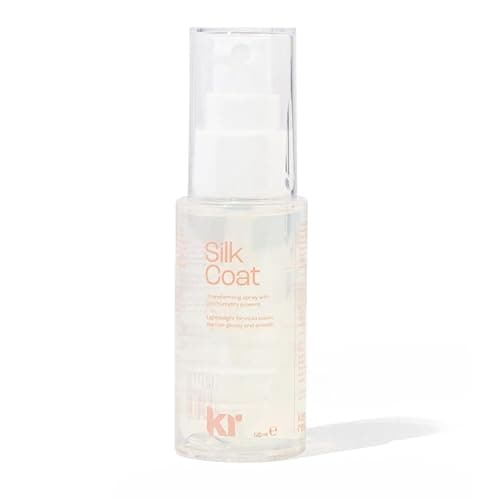 Image of Keratin Revolution Silk Coat Spray 50ml - Silky Smooth Thermal Heat Protector - Glass Hair Luxury Finish - Anti-Frizz & Anti-Humidity - Sleek Shiny Hair - Long-Lasting Keratin Treatment Protection